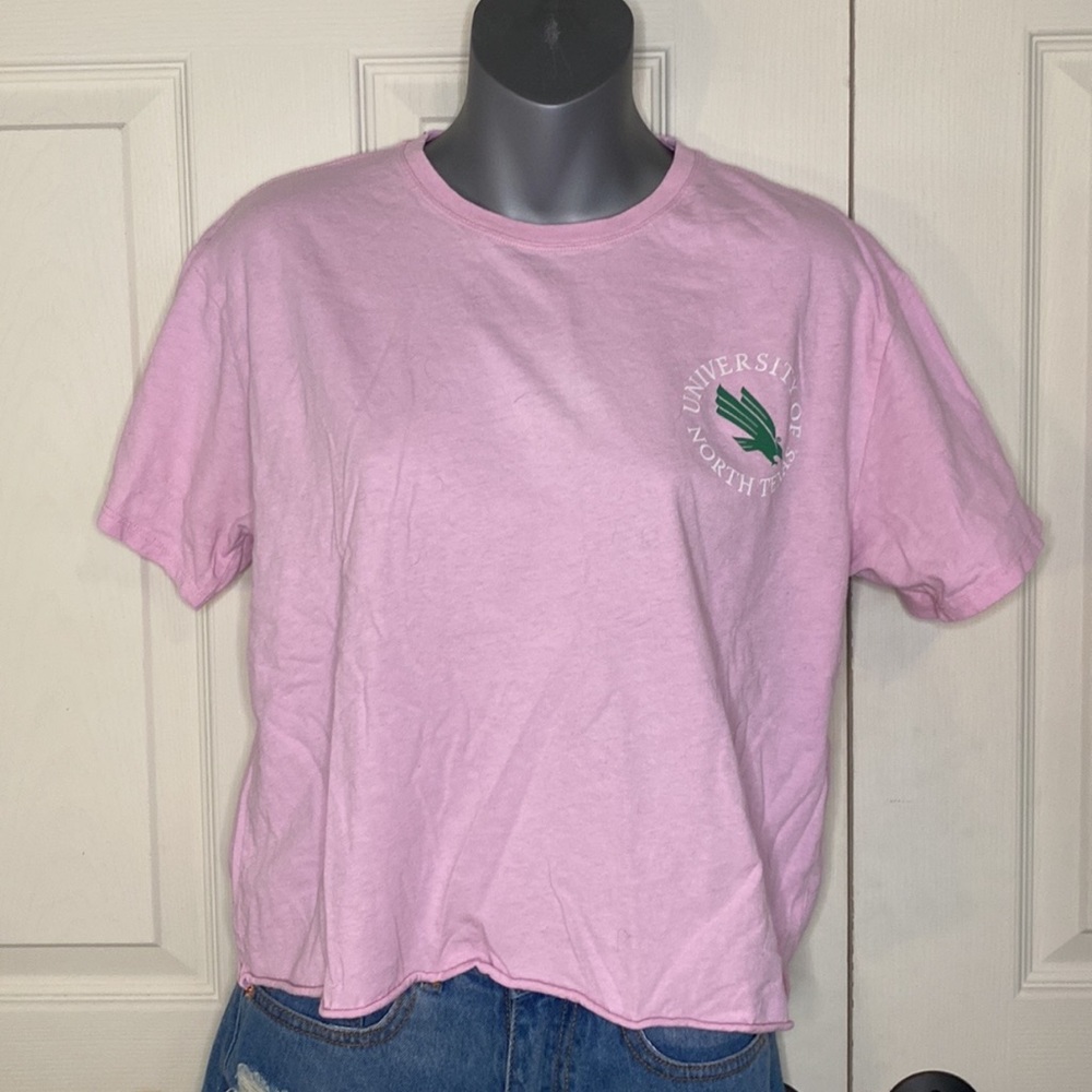 University of North Texas Cropped Tee
